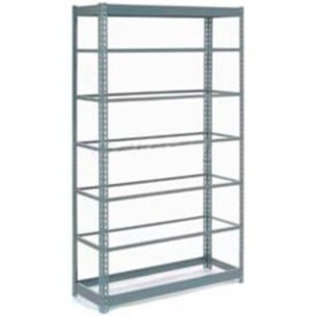 GLOBAL EQUIPMENT Heavy Duty Shelving 48"W x 12"D x 96"H With 7 Shelves - No Deck - Gray 717273